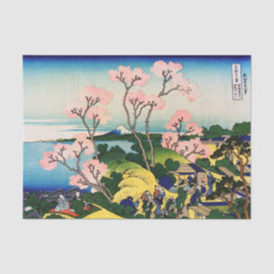 Katsushika Hokusai - Gotenyama, Tokaido, Shinagawa Tissuepapier