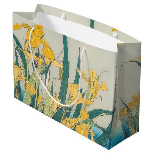 Katsushika Hokusai - Grasshopper en Iris Groot Cadeauzakje (Achterkant Gekanteld)