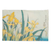 Katsushika Hokusai - Grasshopper en Iris Kussensloop (Achterkant)