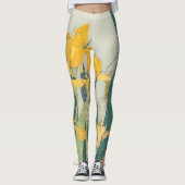 Katsushika Hokusai - Grasshopper en Iris Leggings (Voorkant)