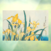 Katsushika Hokusai - Grasshopper en Iris Raamsticker (Vel 3)