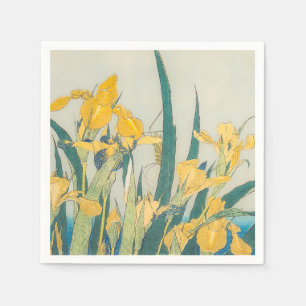 Katsushika Hokusai - Grasshopper en Iris Servet