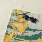 Katsushika Hokusai - Grasshopper en Iris Strandlaken (In situ)