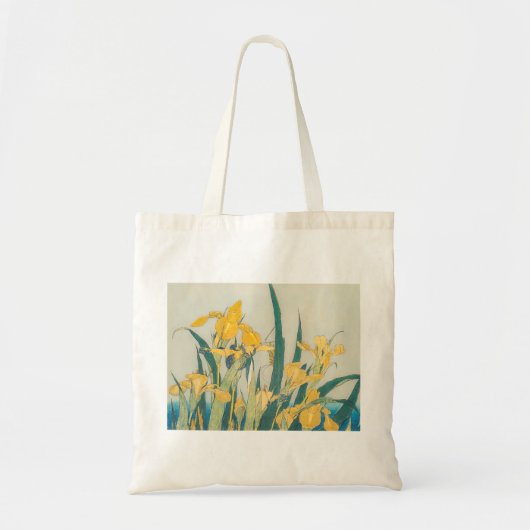 Katsushika Hokusai - Grasshopper en Iris Tote Bag (Voorkant)