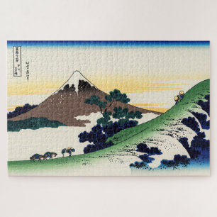 Katsushika Hokusai - Inume pass, provincie Kai Legpuzzel