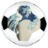 Katsushika Hokusai - La Grande vague au large de K (Tourné)