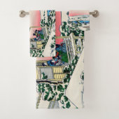 Katsushika Hokusai - Maison de thé à Koishikawa (En situation)