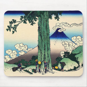 Katsushika Hokusai - Mishima Pass in de provincie Muismat