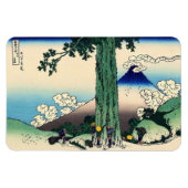 Katsushika Hokusai - Mishima Pass in Kai Magneet (Horizontaal)
