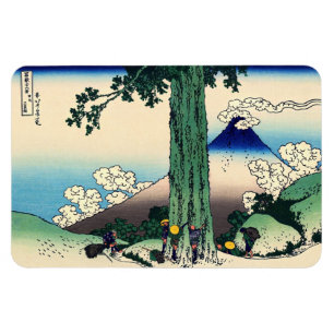 Katsushika Hokusai - Mishima Pass in Kai Magneet