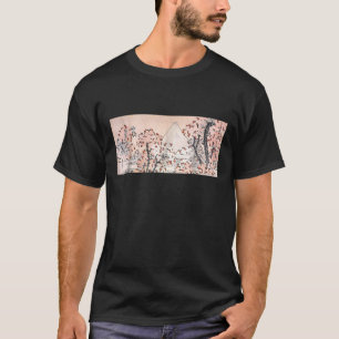 Katsushika Hokusai - Mount Fuji gezien door Cherr T-shirt