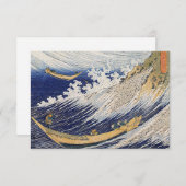 Katsushika Hokusai. Oceaangolven (Voorkant / Achterkant)