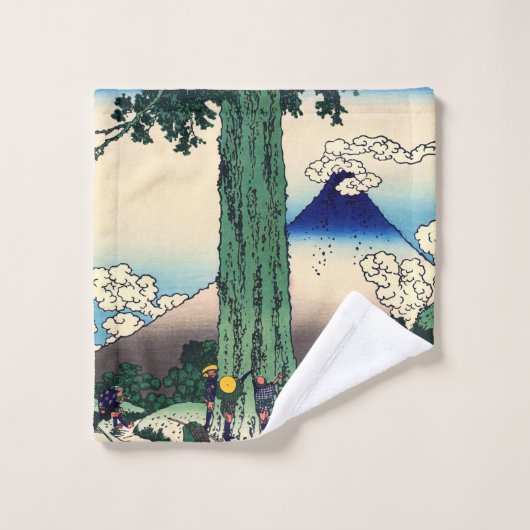 Katsushika Hokusai - Passe Mishima à Kai (Gant de toilette)