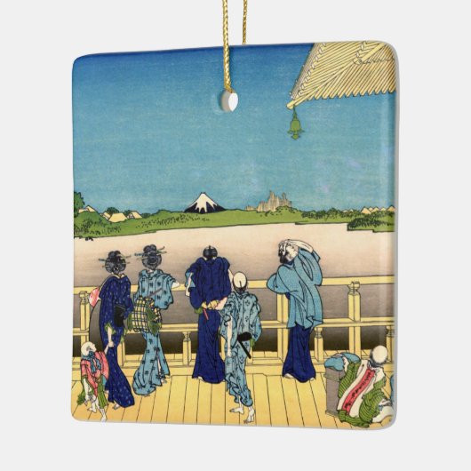 Katsushika Hokusai - Sazai hal, Temple 500 Rakan Keramisch Ornament (Links)
