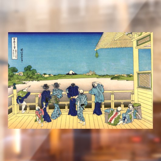 Katsushika Hokusai - Sazai hal, Temple 500 Rakan Raamsticker (Vel 2)