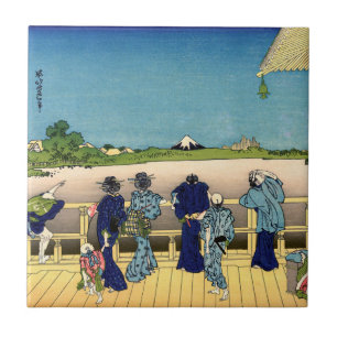 Katsushika Hokusai - Sazai hal, Temple 500 Rakan Tegeltje