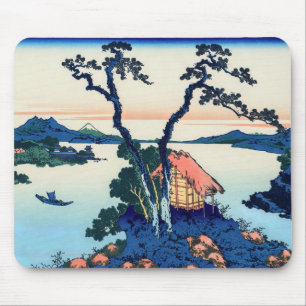 Katsushika Hokusai - Suwa-meer in de provincie Shi Muismat