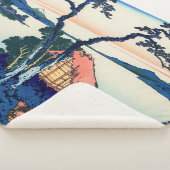 Katsushika Hokusai - Suwa-meer in de provincie Shi Sherpa Deken (3/4)