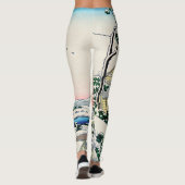 Katsushika Hokusai - Tea house te Koishikawa Leggings (Achterkant)