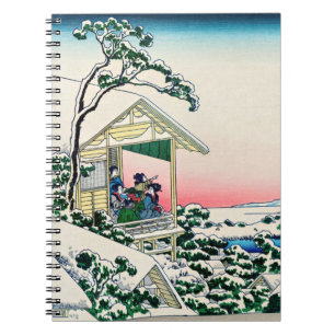 Katsushika Hokusai - Tea house te Koishikawa Notitieboek