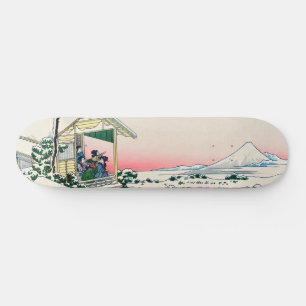 Katsushika Hokusai - Tea house te Koishikawa Skateboard