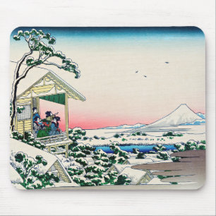 Katsushika Hokusai - Theehuis bij Koishikawa Muismat