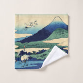 Katsushika Hokusai - Umegawa dans la province de S (Gant de toilette)