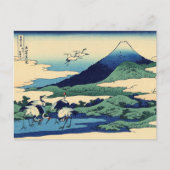 Katsushika Hokusai - Umegawa in de provincie Sagam Briefkaart (Voorkant)