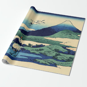 Katsushika Hokusai - Umegawa in de provincie Sagam Cadeaupapier