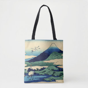 Katsushika Hokusai - Umegawa in de provincie Sagam Draagtas