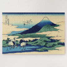 Katsushika Hokusai - Umegawa in de provincie Sagam