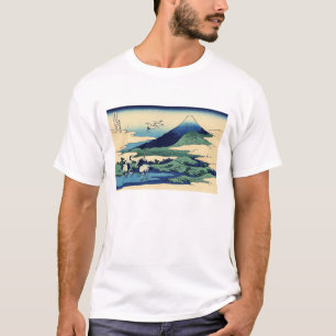 Katsushika Hokusai - Umegawa in de provincie Sagam T-shirt