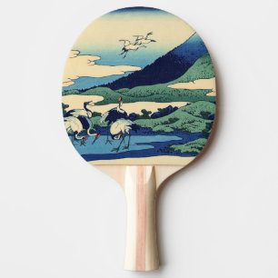 Katsushika Hokusai - Umegawa in de provincie Sagam Tafeltennisbatje