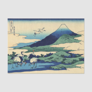 Katsushika Hokusai - Umegawa in de provincie Sagam Tissuepapier