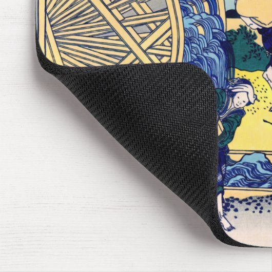 Katsushika Hokusai - Watermill te Onden Muismat (Hoek)