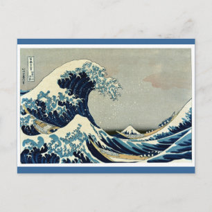 Katsushika Hokusai's De Grote Golf van Kanagawa Briefkaart