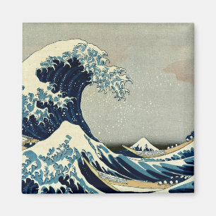Katsushika Hokusai's De Grote Golf van Kanagawa Magneet