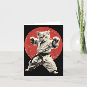 Katta Karate Judo Japan Japanse Vlag Grappige Graf Kaart