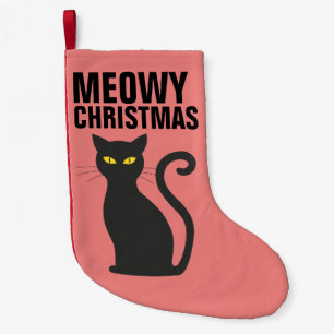 KATTE KATTE CHRISTMAS-STOCKINGS, MEOWY CHRISTMAS KLEINE KERSTSOK