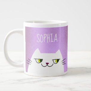 Katte Lief Kawaii Roze Extra Grote Beker