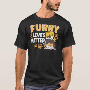 KATTE REDDINGSRECHTEN VOOR DIERENRECHTEN RECUE CAT T-SHIRT