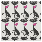 KATTE ZWARTE KAT STOF (Swatch)