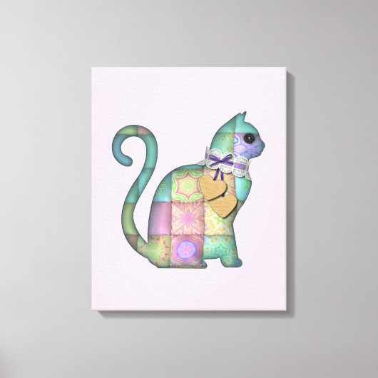 kattedoek canvas afdruk (Voorkant)