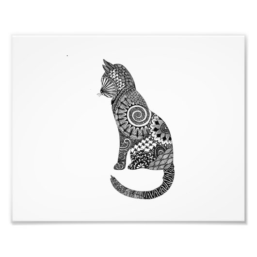 kattedruk foto afdruk (Voorkant)