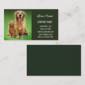 kattekattenvoer dierentuin dierentuin visitekaartje (Voorkant / Achterkant)