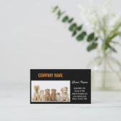 kattekattenvoer dierentuin dierentuin visitekaartje (Staand voorkant)