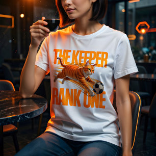 Kattekeeper T-shirt – Grappig Voetbal Cadeau