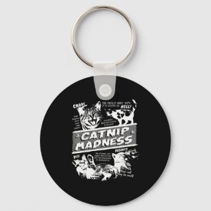 Kattekruid Waanzin Cute Kitten Grappige Kat Huisdi Sleutelhanger