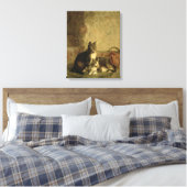 Katten, 1883 canvas afdruk (Insitu (Slaapkamer))