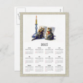  Katten 2015 Kalender II Feestdagenkaart (Voorkant / Achterkant)